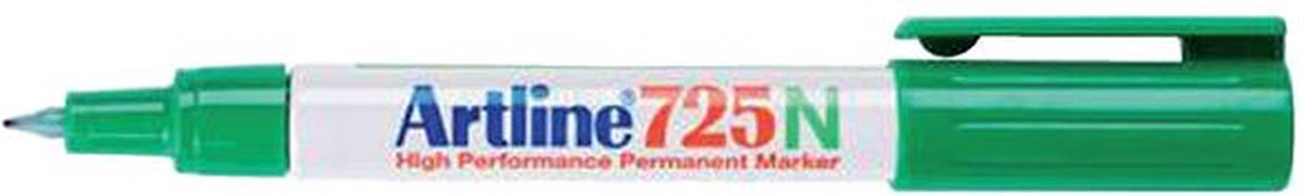ARTLINE 725 NEAT - Permanent Marker - Doos van 12 stuks - 0,4mm Lijndikte - Groen
