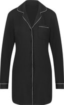 Hunkemöller Dames Nachtmode Nachthemd Jersey Essential - Zwart - maat XS