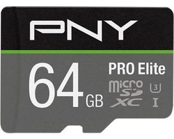 Micro SD geheugenkaart met adapter PNY Pro Elite C10
