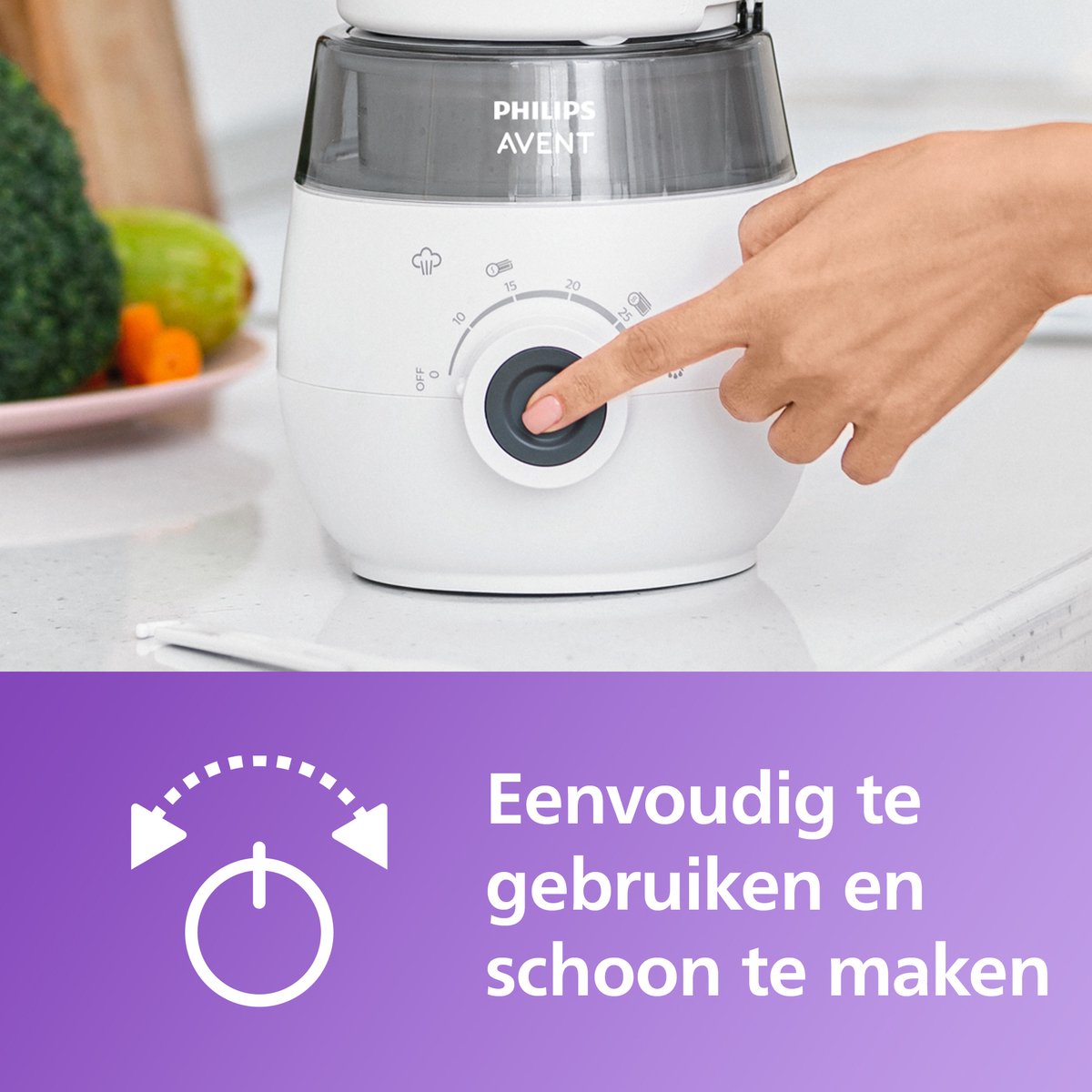 Robot Bébé 4-en-1 Philips Avent - Cuiseur, Mixeur Et Réchaud Pour Petits Pots Maison