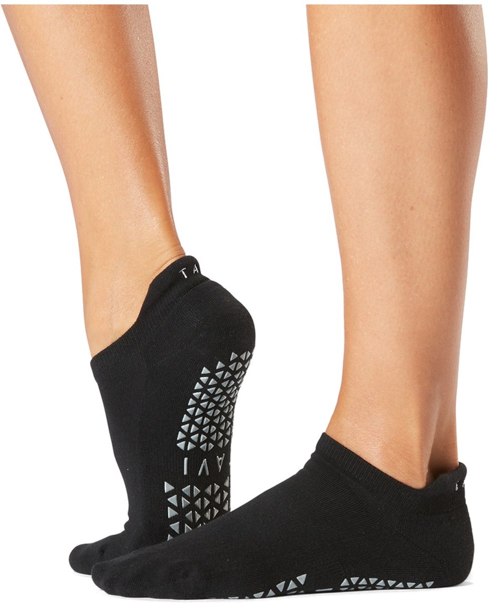 Tavi Noir Savvy - Antislip Sokken - Ebony – Zwart