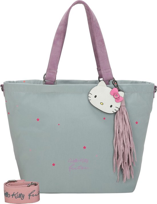 Fritzi aus Preußen Sac à épaule Sac à épaule bandoulière Sky Stars Hello Kitty Shopper Blue Sky Bleu gris