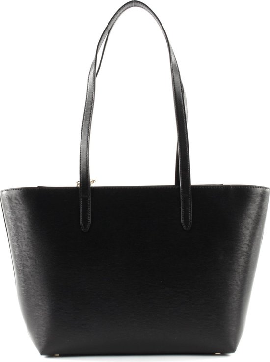 DKNY Cuir Sac shopper Sac à épaule Bryant Tote Black / Gold Noir