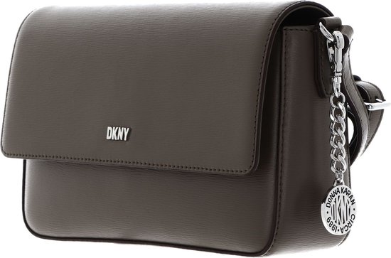 DKNY Cuir Sac à épaule bandoulière Sac à épaule Bryant Sutton Crossbody Bag Truffle Marron clair
