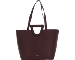COCCINELLE Cuir Sac à épaule Sac shopper Faboula Elephant Handbag Carruba Marron foncé