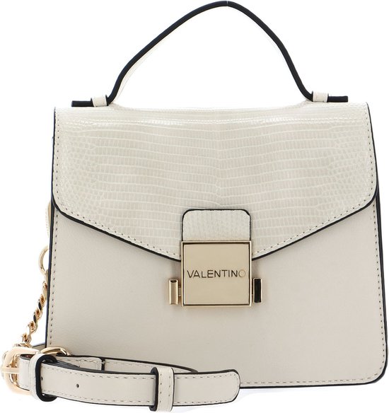 Valentino Carrie, Satchel Femme, Ecru, XS, Écru, XS