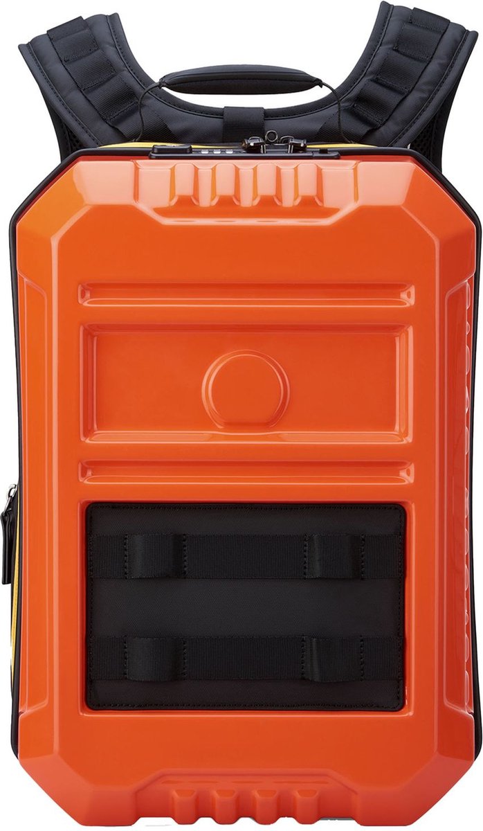 DELSEY PARIS Rugzak Rempart Expandable Hybrid Backpack 22L Orange Oranje