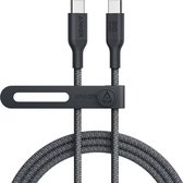 Bol.com Anker 544 Bio-Based (140W) USB-C naar USB-C Kabel 1.8 Meter Zwart aanbieding