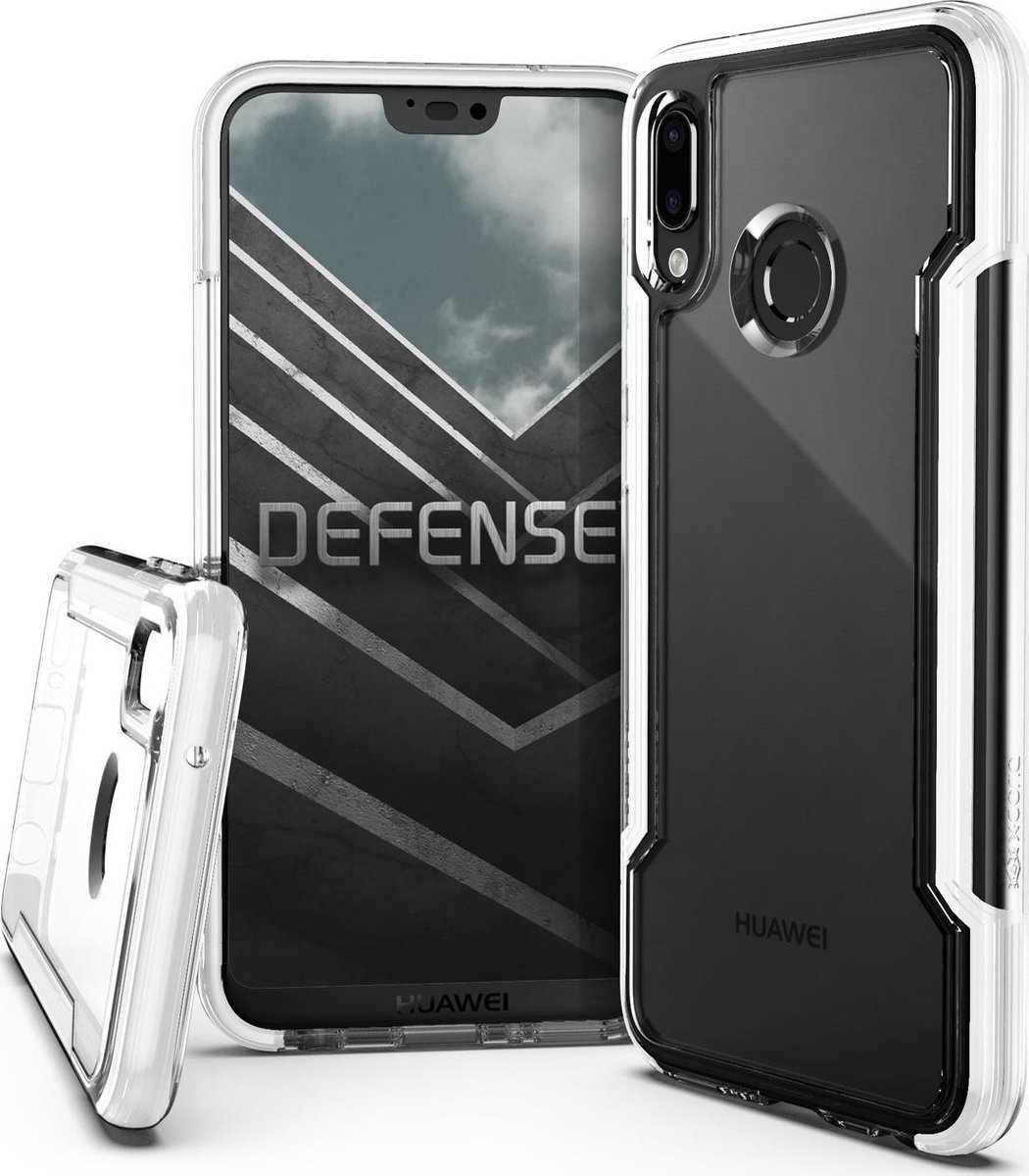 X-Doria Defense Clear cover - wit - voor Huawei P20 Lite