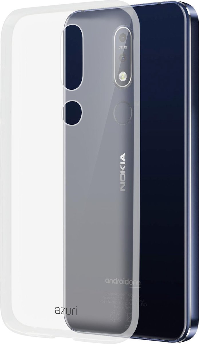 Azuri case TPU - transparent - voor Nokia 7.1 2018