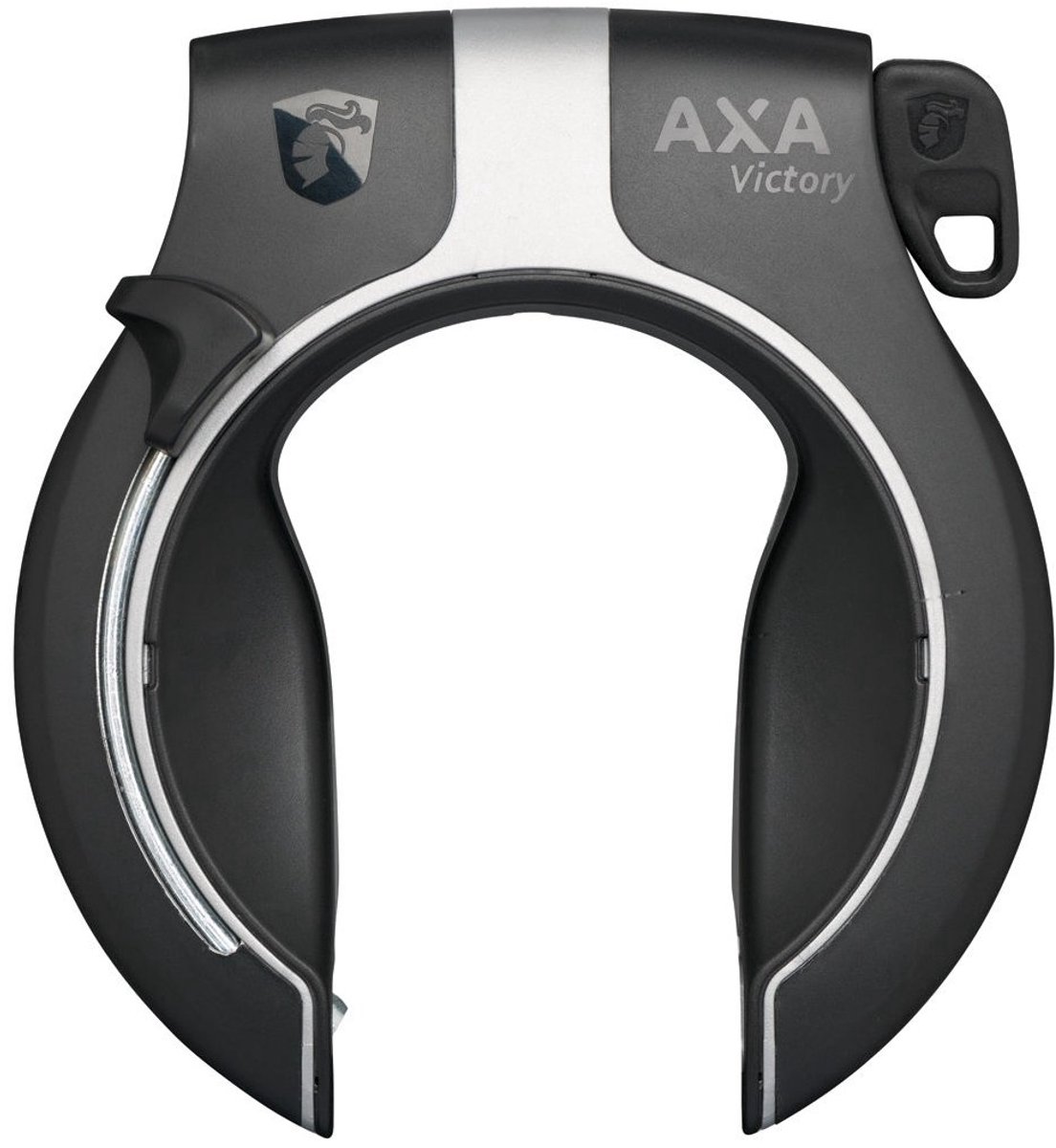 Ringslot Axa Victory - glanzend zwart/grijs (werkplaatsverpakking)