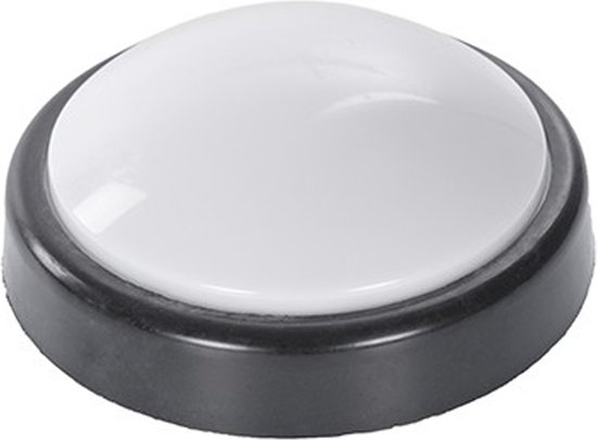 Veilleuses CM - sans fil - blanc/noir - chambre d'enfant - bouton poussoir - autocollant - 15 x 5 cm
