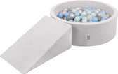 lichtgrijs:parelmoer/grijs/transparant/babyblauw/minze