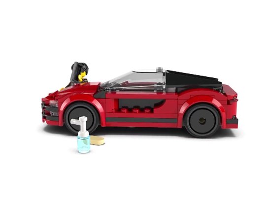 LEGO City Rode sportwagen supercar voertuig - 60448 | bol