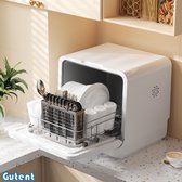 Gutent vaatwasser - 5 programma's - 360° sproeiarmen - 5,7 liter waterverbruik - Wit