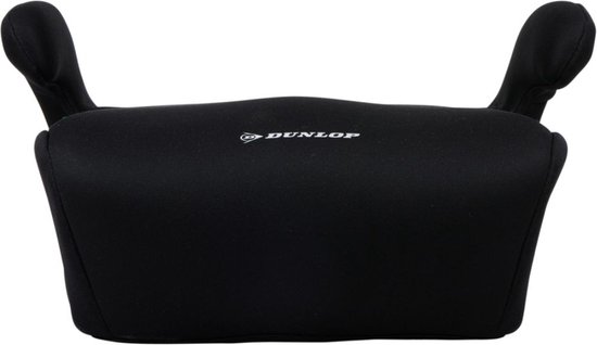 Dunlop Kinderzitje Auto Zitverhoger - Stoelverhoger Kinderen 126-150 cm - Veiligheid UN ECE R129 - Lichtgewicht Compact Ontwerp Autozitje - Zwart