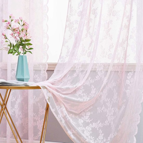 GARDINESTAN JUNG CFO GmbH Gordijnen, wit, linnenlook, half-transparant, met plooiband en loodband, voor woonkamer, slaapkamer, 240 x 400 cm (h x b
