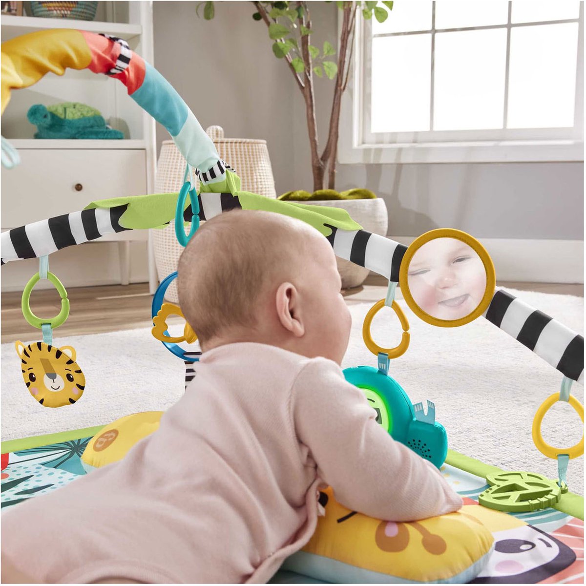 Fisher-Price Baby Gym 3 in 1 Jungle - Baby speelgoed - 0 tot 6 maanden — afbeelding 12