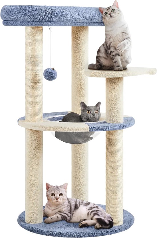 Krabton: Kattenboom XXL - Kattenpaleis - Spelen en slapen - Stabiliteit