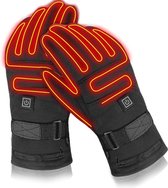 Verwarmde handschoenen - Handschoenen verwarmd - Elektrische verwarming - Winter - Oplaadbaar - Powerbank 4000 mAh - Waterdicht - Winddicht - Zwart - Unisex - Maat L/Onesize
