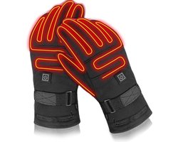 Verwarmde handschoenen - Handschoenen verwarmd - Elektrische verwarming - Winter - Oplaadbaar - Powerbank 4000 mAh - Waterdicht - Winddicht - Zwart - Unisex - Maat L/Onesize