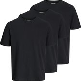 Jack & Jones JACUNDER Crew Neck 3 Pack Heren T-shirt - zwart - S