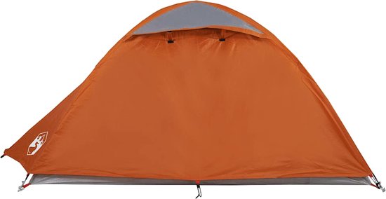 vidaXL - Koepeltent - 2-persoons - waterdicht - oranje van Vidaxl — afbeelding 3