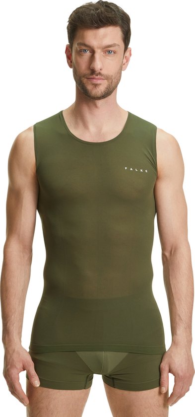FALKE débardeur homme Ultralight Cool - chemise thermique - vert (herbe) - Taille : L
