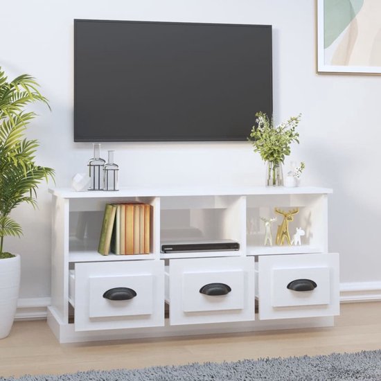 vidaXL Tv-meubel 120x30x35,5 cm bewerkt hout gerookt vidaXL Tv-meubel 120x30x35,5 cm bewerkt hout gerookt