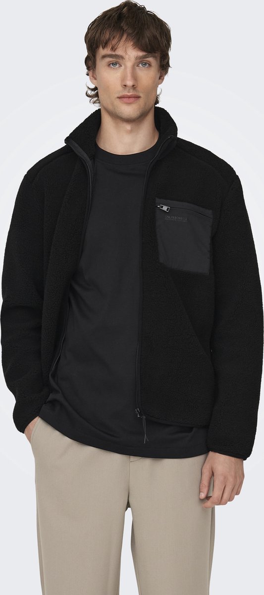 ONLY&SONS - ONSDALLAS LIFE SHERPA JACKET OTW VD - Heren - Buitenjassen