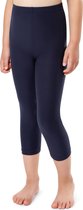 Merry Style Meisjes Leggings - Sport - Vrijetijdsbroek - ¾ Lang - Marineblauw - 110 - MS-MS10-352-LE