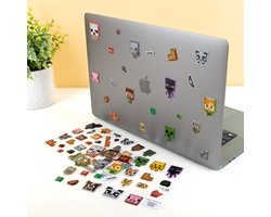Minecraft Officieel Gelicentieerde Puffy Gadget Decals Laptop- en Telefoonhoesstickers voor Jongens en Meisjes, Creeper, Steve, TNT Gamer Cadeau, Overworld Decals voor Alle Leeftijden - Paladone