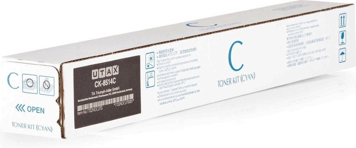 UTAX Toner Kit CK-8514C;für 5006/6006ci cyan;(1T02NDCUT0)/(1T02NDCUT1)