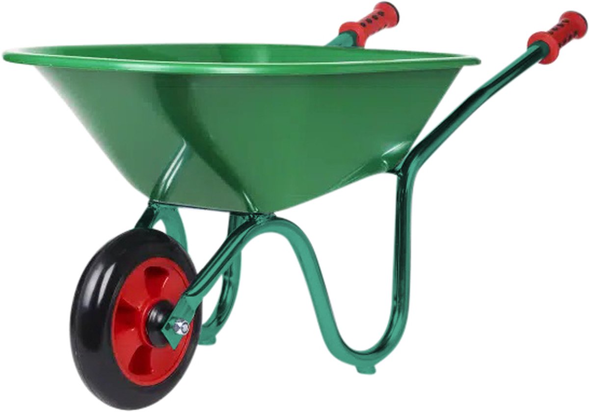 Okido Kinderkruiwagen met kunststof bak Turquoise