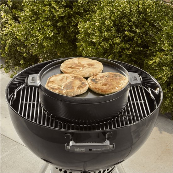 Weber Dutch Oven Duo barbecue pannen griet ijzer van Merkloos — afbeelding 2