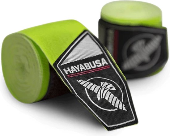 Foto: Hayabusa perfect stretch handwraps groen 4 5 meter