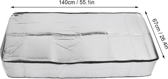 Isolatiehoes voor zoldertent, 63,5 x 137,2 x 27,9 cm zoldertrap isolatie voor de winter, luchtdichte zoldertrap isolatiehoes