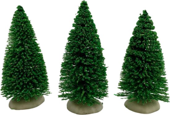 Dennenboompjes Lichtgroen 3 stuks
