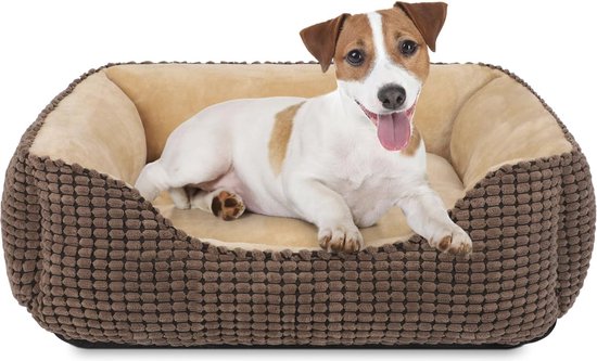 PETCUTE Hondenbedden Medium hondenbedden Wasbaar gezellig Kattenbed Zacht Comfortabele huisdierbedden