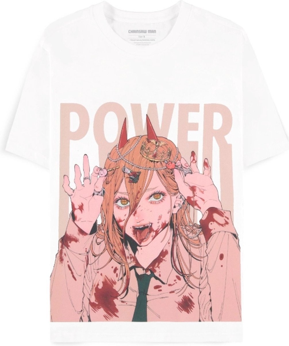 Chainsaw Man - Power Dames T-shirt - 2XL - Wit