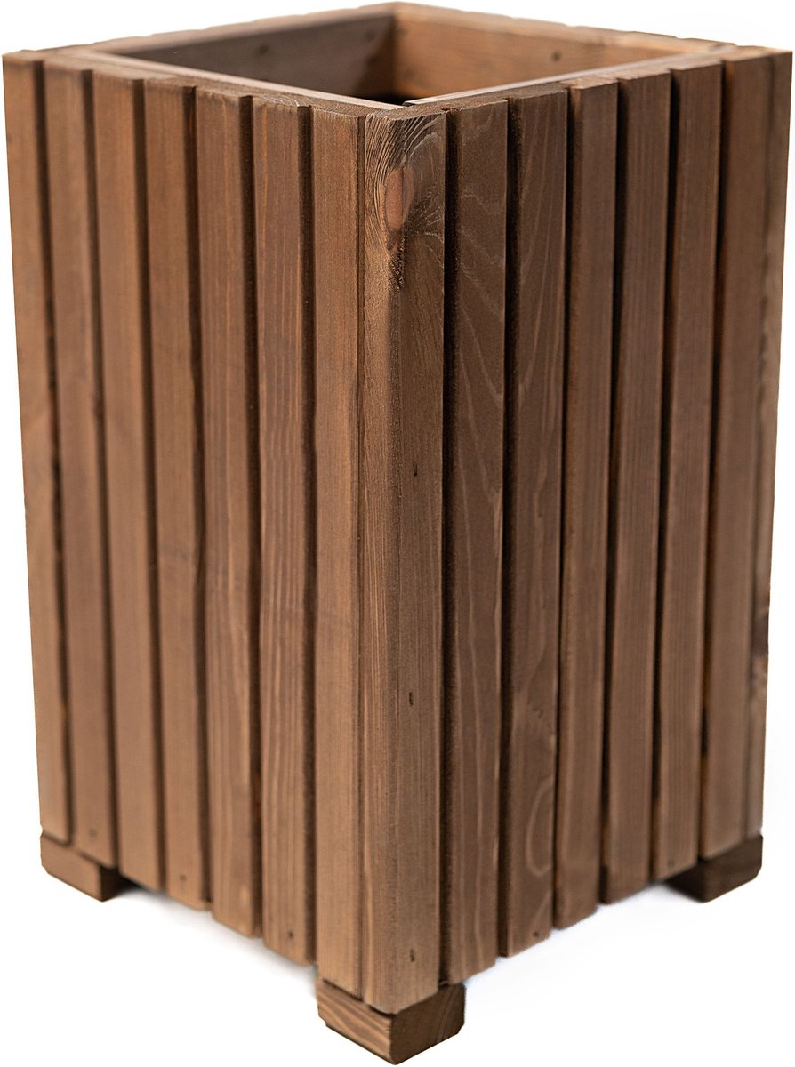 Verticale Bloembak Danee 40 cm - Donker Bruin