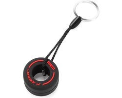 Scoby - Sleutelhanger - F1 Fan / Formule 1 Fan - P-Zero Raceband - F1 - Rood Zachte Band