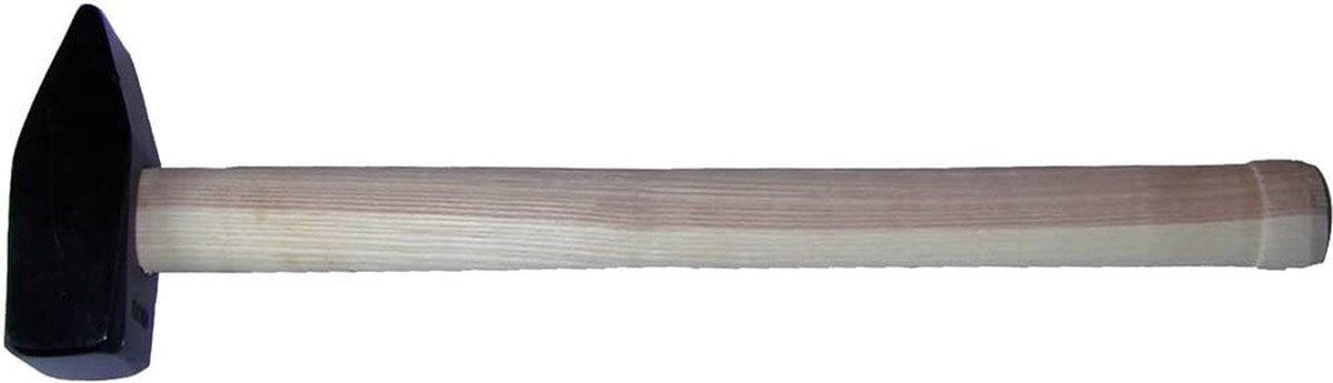 SW-Stahl 50604L voorhamer 8kg I gesmede gereedschapshamer met houten handvat van essen I zware hamer met kopgewicht 8000g