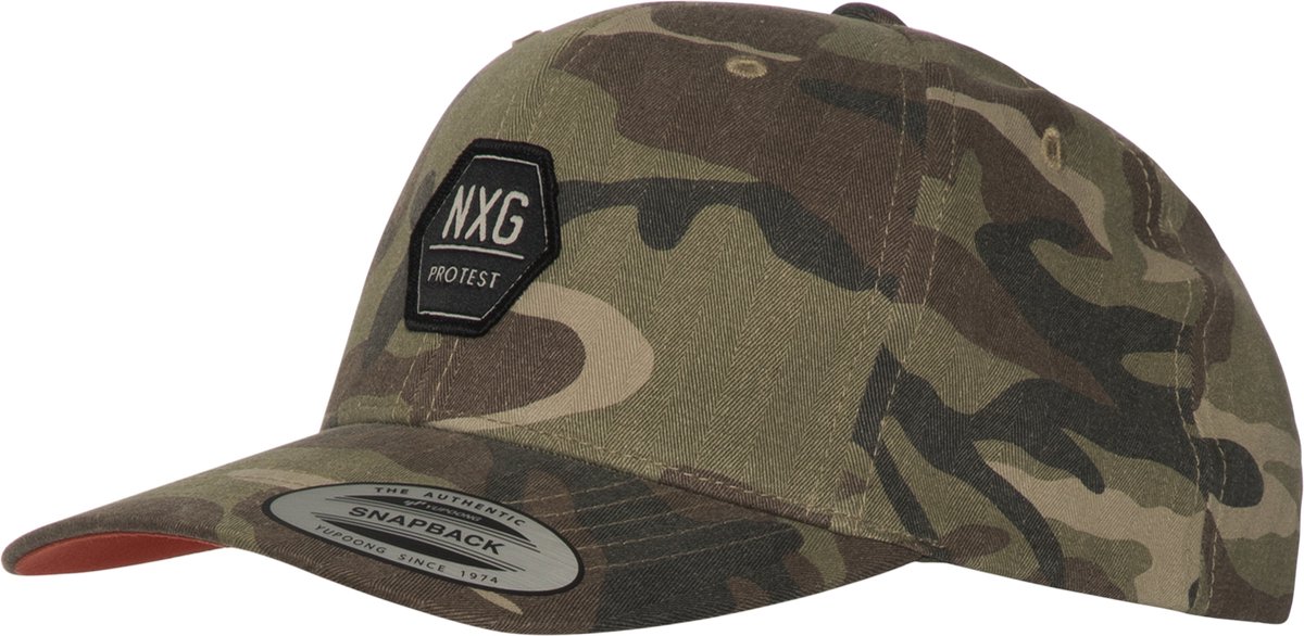 Protest Nxg Kare – Baseball pet Unisex – Camouflage – Klittenband sluiting Spruce