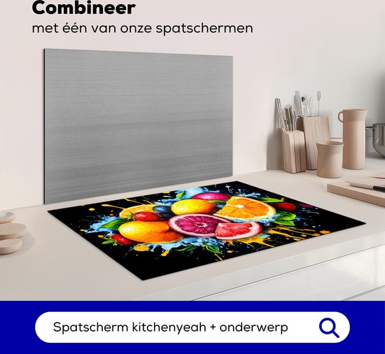 KitchenYeah® Protection plaque induction 74x48 cm - 3-2-19 - Protege plaque de cuisson - Couvre plaque induction - Protecteur d'induction - Cuisine