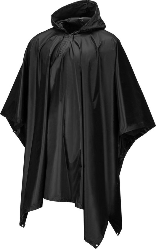 33,000ft Dunne waterdichte opvouwbare damesregenjas met capuchon, licht ademend, reis-regenponcho, lange windbreaker voor dames, hemelsblauw, XL