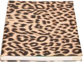 Kaftpapier panter/luipaard print 200 x 70 cm rol - Boeken kaften - Kaft papier / cadeaupapier