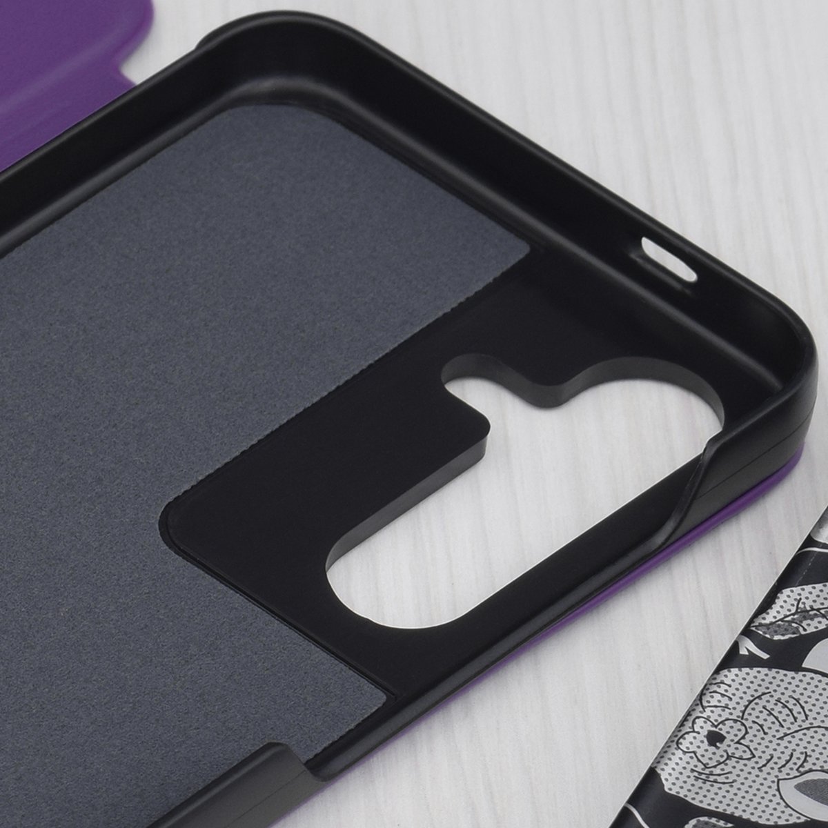 Techsuit eFold Book Case hoesje voor Samsung Galaxy S25 - Paars