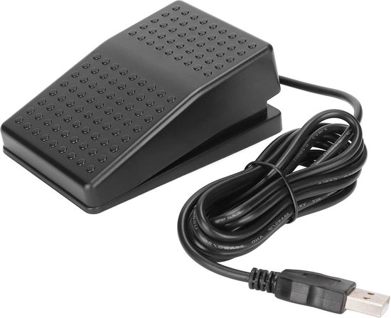 USB-voetpedaal, gigantische enter-knop, voetpedaal-pc, voetpedaalschakelaar Aangepast programmeerbaar toetsenbord Muis Spelactie Enkel voetschakelaarpedaal met USB-interface