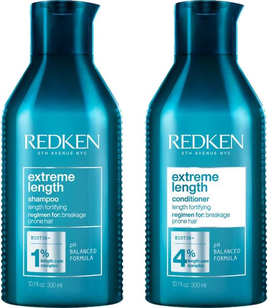 Redken Combinatie Extreme Length Shampoo en Conditioner 300ml - extra voordelig